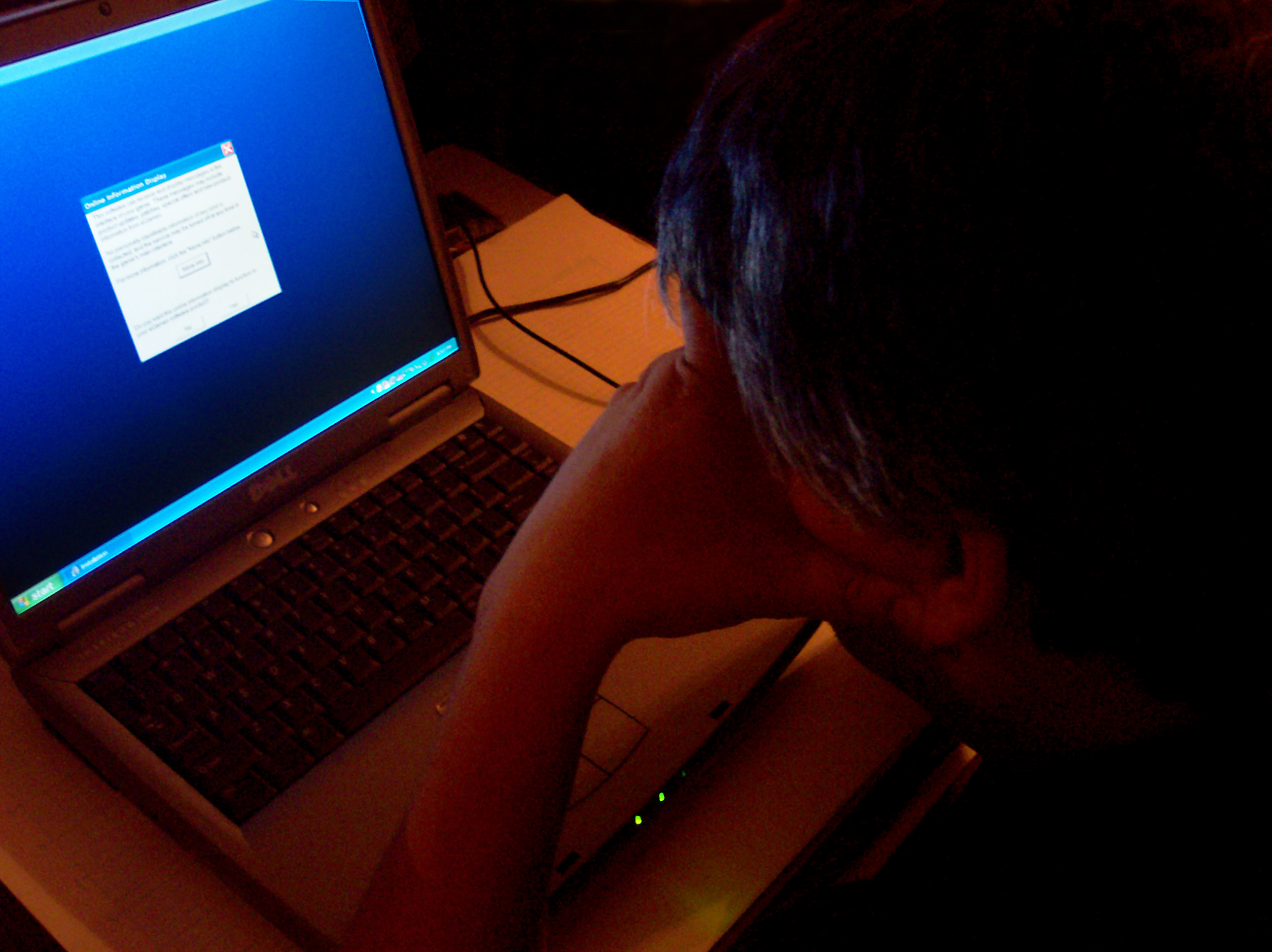 man working on laptop 